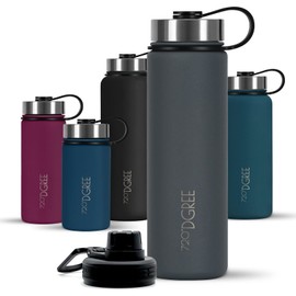 720°DGREE Stainless Steel Children's Drinking Bottle, 530 ml, Leak-Proof, for Carbonated Drinks, BPA-Free, Thermos Flask, Insulated Flask with Screw Cap for School, Sports, Bicycle + Free Sports Lid