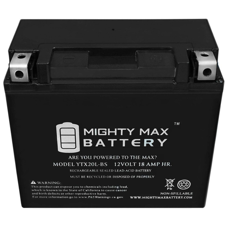 YTX20L-BS Power Sport AGM Series Sealed AGM Battery