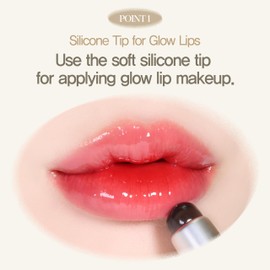 Espoir Dual Smudging Lip Brush | Soft Bristles Brush and Gentle Silicone Tips | Compact and Versatile for Matte and Glossy Lip Products