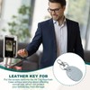 [PATIKIL] 2pcs Leather Key Fob Key Cover RFID Key Fob
