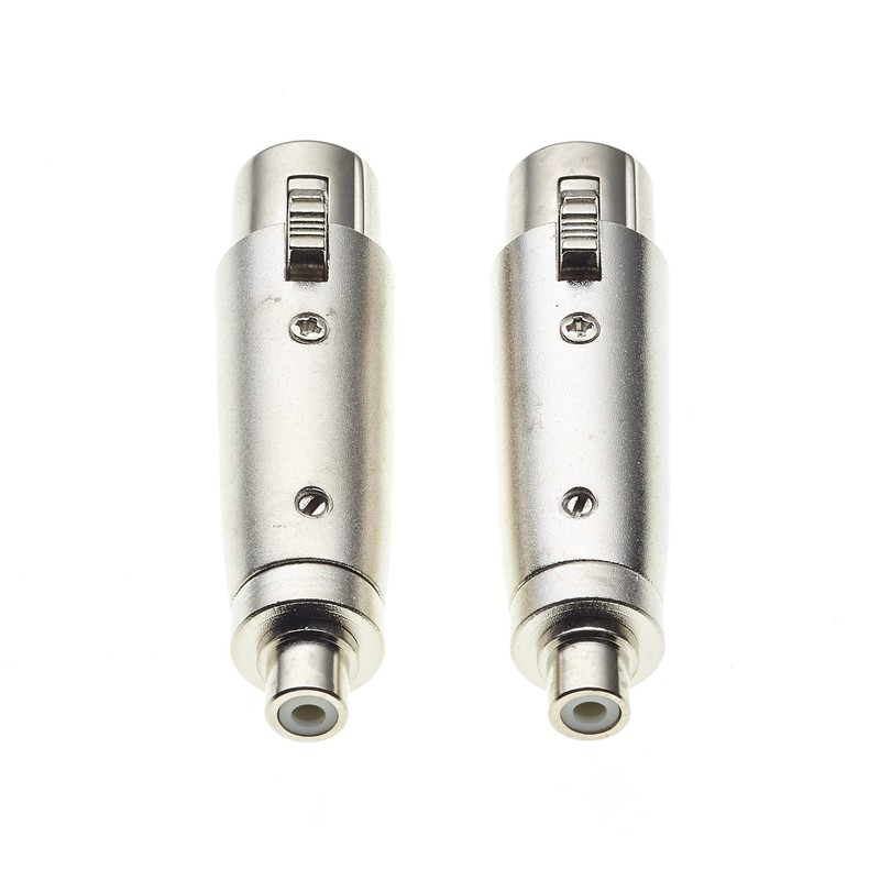 RCA to XLR Adapter 3 Pin XLR Female to RCA