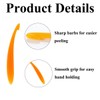 3Pcs Plastic Orange Peeler Long-Handle Orange Peeler Tool for Mango