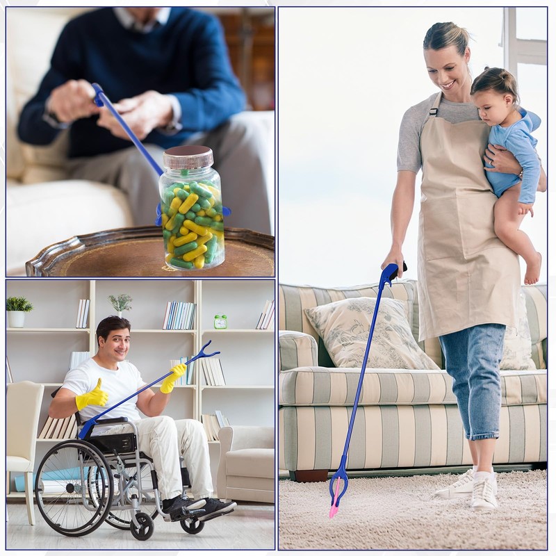 Norme 6 Pcs 32" Trash Grabber Reacher Tool for Elderly