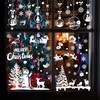 9 Sheets Christmas Window Stickers,256PCS Double Sided PVC Static Xmas
