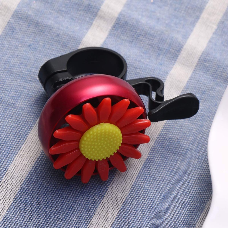 Vorcool Sunflower Shaped Children's Bicycle Cycling Bell Handlebar Ring Ringer