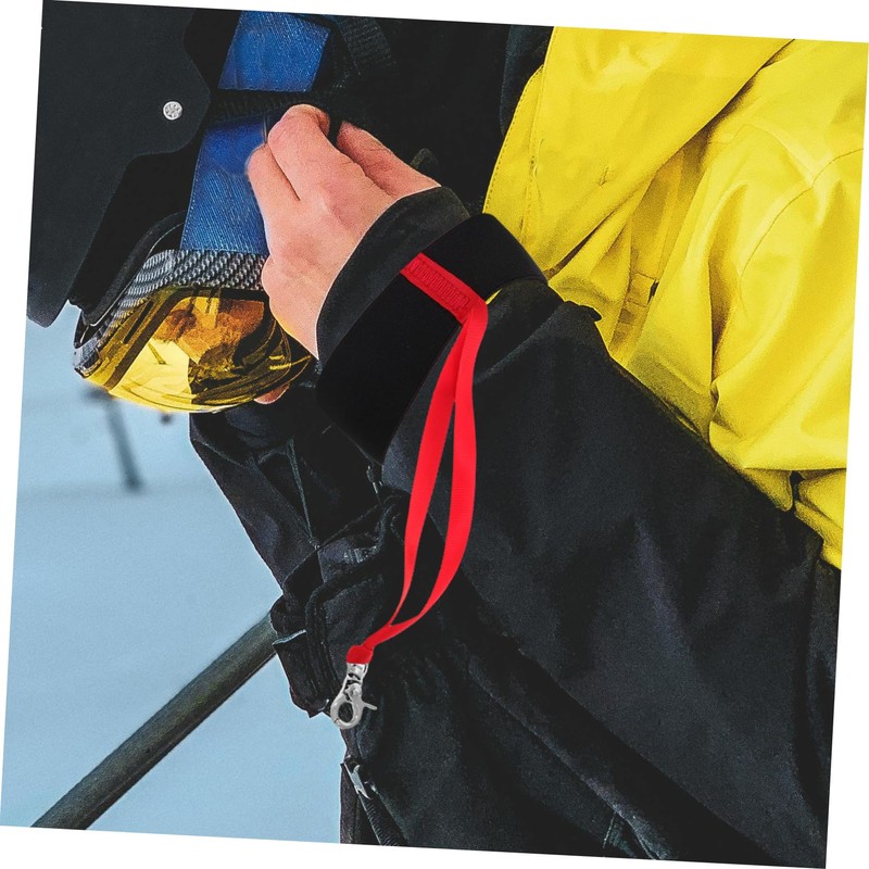 SUPVOX 4pcs Ski Glove Wrist Strap Elastic Leash for Boys