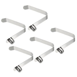 PATIKIL 9.5x9mm Kayak Paddle Snaps, 5 Pack Pole Push Button Spring Clips Steel Solid Button Locking Tube Single Pin for Camping Awning Tent Pole