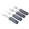 Sammons Preston Sure Grip Biegsame Besteck-Set Edelstahl-Gabel, Messer, Löffel, dicken