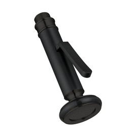 LUOGULIANG Matte Black Pull Down Kitchen Faucet Replacement Spray Head G1/2 Male Thread Connection with Single Spray Mode Nozzle Spout Attachment