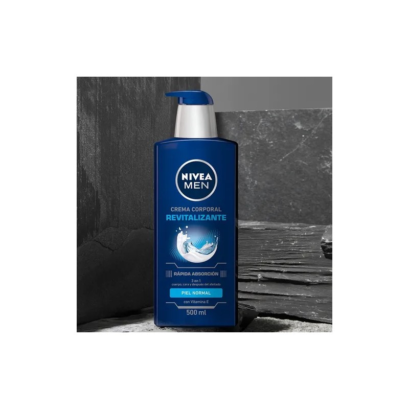 Crema Corporal Nivea Men 3 En 1 Con Vitamina E
