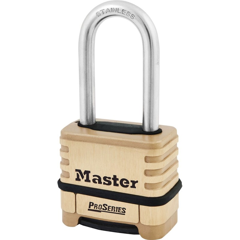 Master Lock Brass ProSeries Set Your Own Combination Lock, Outdoor