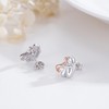 Hypoallergenic Dachshund Earrings 925 Sterling Silver Cute Animal Dog Stud