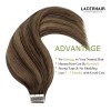 Lacer Extensiones Cabello Natural 50gr 14in Marrón Oscuro A Marrón