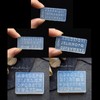 ZUDILYO 3D Silicone Letters & Numbers Nail Art Mold -