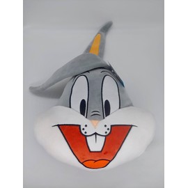 Cuddly Decorative Cushion LT BB Rabbit Plush Cushion – Embroidered – with Filling – Decorative Pillow 33 x 30 cm (Habe)