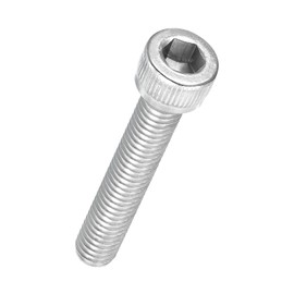 Kozelo 15pcs Cap Bolts Cap Bolts [M6-1 x 35mm] Hex Socket Bolt 304 Stainless Steel Fully Threaded Allen Socket Drive Replacement for Electric Motor 3D Printer Fan Engine Silver Tone