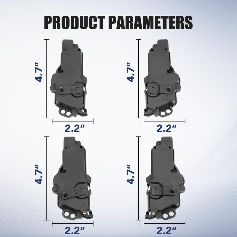 4 Pcs Power Door Lock Latch Actuators Compatible with Ford