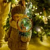 Mein erstes Weihnachten Baby Weihnachtskugel mit Name - Baumschmuck REH