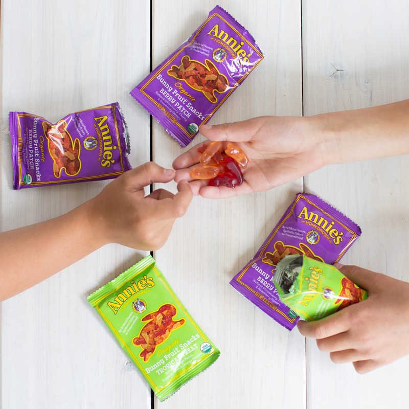 Annie's Organic Berry Patch Bunny Fruit Snacks, Gluten Free, 16