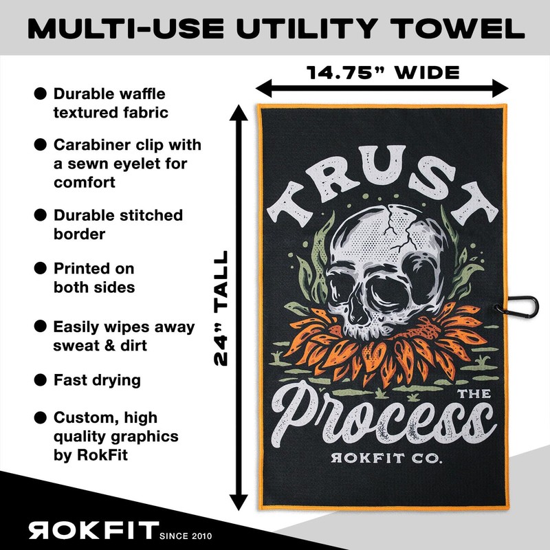 RokFit Gym & Golf Towel – Multi-Use, Quick-Dry, Durable Utility