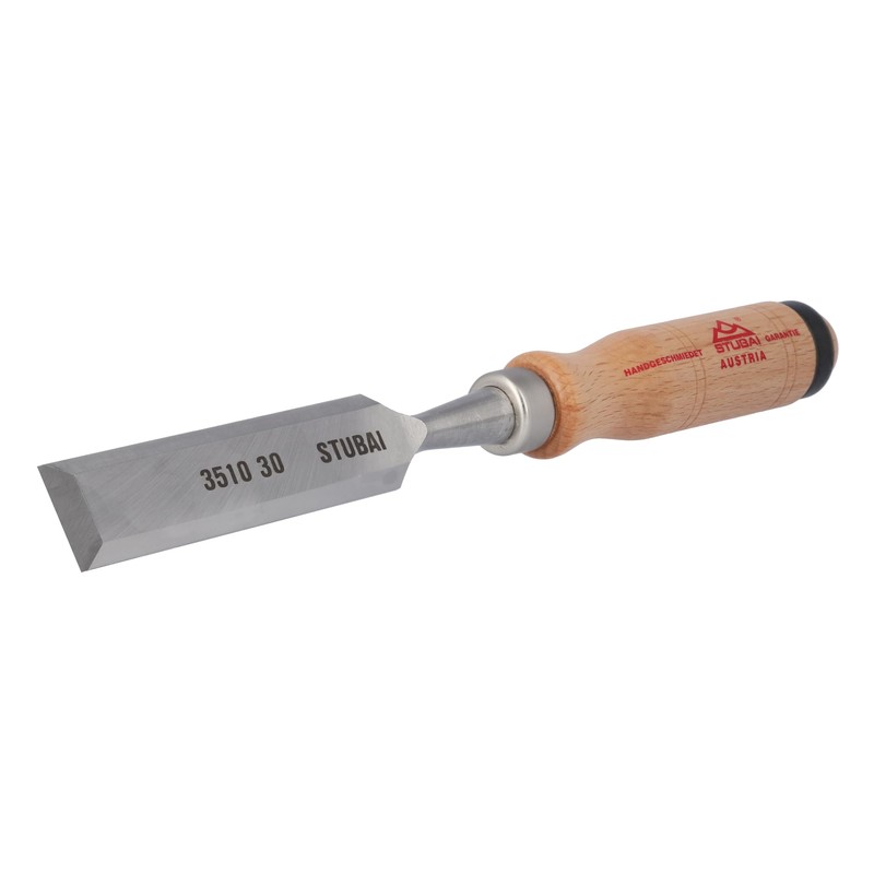 Stubai 351030 30 mm Wood Chisels - Red/Beech