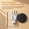 Articulated Hand Model for Drawing 1:1 Size Posable Mannequin Hand