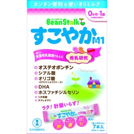 Snow Brand Bean Stark Bean Stark Healthy M1 Stick, 0.5 oz (13 g) x 7 Bottles