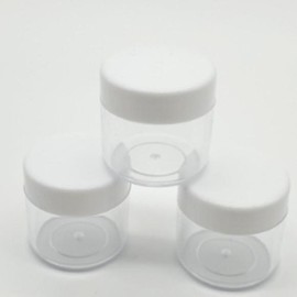 Travel cosmetic decanting bottle, cream container, ointment jar, 20g, white / 여행용 화장품 소분공병 크림용기 연고통 20g 화이트