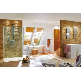 Paulmann Nova Plus 936.71 Recessed Light LED Round 1 x 6 W GU10 Brushed Iron Swivelling Dimmable IP65 Jet Water Protected