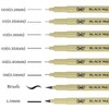 Mr. Pen- Drawing Pens for Artists, 8 Pack Black Multiliner/Fineliner