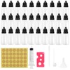 30 pcs 20ml Dropper Bottles, Plastic Droppers For Liquids Black