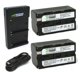 Wasabi Power Battery (2-Pack) & Dual Charger NP-F730, F750, F760, F770 L Series