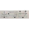 US Stainless Stainless Steel 316 Bruce Claw Force Anchor 2.2lbs