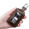 Bakun - Funda de piel para llave de coche, con
