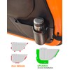 CALBEAU Front Door Pockets, 2PCS Jeep Wrangler Door Side Cup