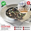 Modern Innovations Universal Lid with Tempered Glass Top for Pots