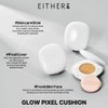EITHER& Glow Pixel Cushion Foundation | Skincare-Infused Glow Finish, Lightweight,