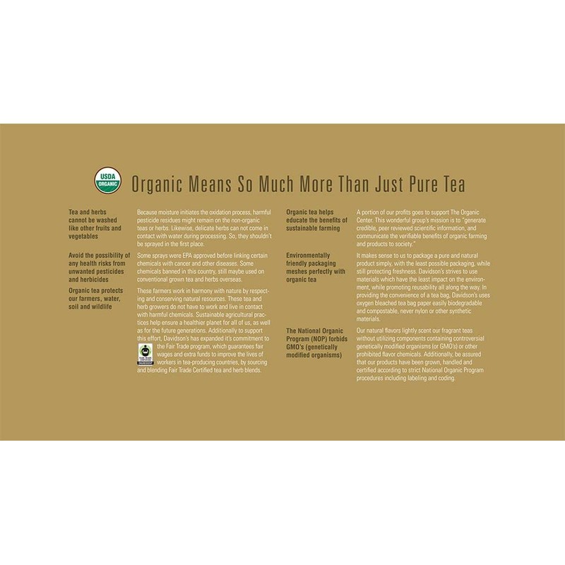 Davidson's Organics, Berry Essence, 100-count Individually Wrapped Tea Bags