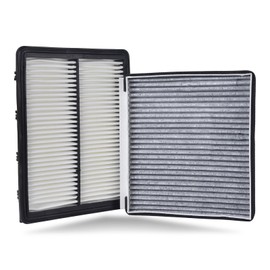 Engine & Cabin Air Filter Kit for Hyundai Santa Fe-2.0L L4 (2019-2020),2.4L L4 (2019-2020); for Kia Telluride-3.8L V6 (2020-2025); Replace: 28113-A9100 S9C79-AC100