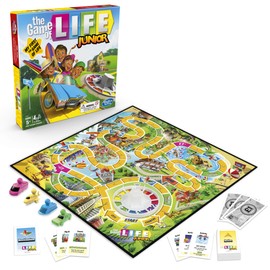 Hasbro Gaming The Game of Life Junior Board Game for Kids From Age 5, Game for 2 to 4 Players