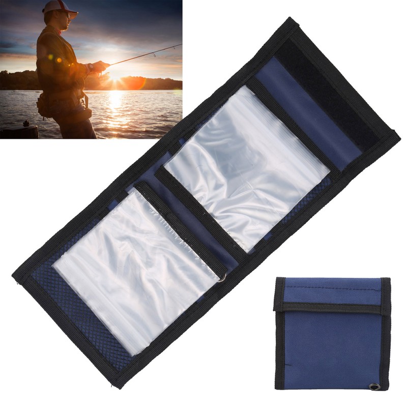 10 Pockets Fly Fishing Leader Wallet Case for Tippet Storage