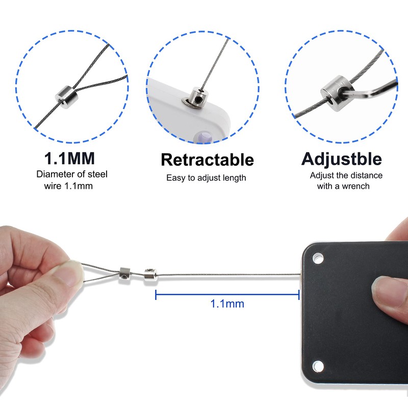 Rierdge Set of 2 Punch-Free Automatic Sensor Door Closer, Multifunctional