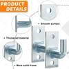 Dunzy Wall Mount Gate Hinges Wall Plate Hinges Heavy Duty