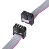 sourcing map Flat Ribbon Cable IDC Wire FC/FC Connector A