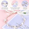 4 Pack Pearl Rhinestone Floral Headband for Wedding