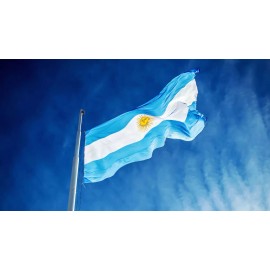 Bandera Pais Argentina 1.5m X 90cm Resistente Lavable Int Ex