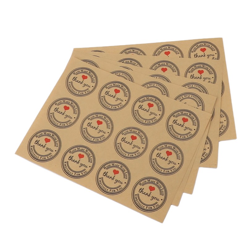 50PCS Bread Bag Kraft Paper Transparent Window Baked Food Packaging
