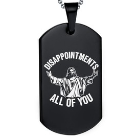 DOMYUHAO Religious Faith Christian Bible Verse Pendants Necklace for Man Women (All of You)