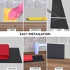 Jaspond Flexible Vinyl Wall Base Baseboard Molding Trim, 5 Inch