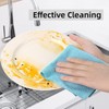Jinavoty Microfiber Cleaning Cloth Roll Tear Away Towels Washable Reusable
